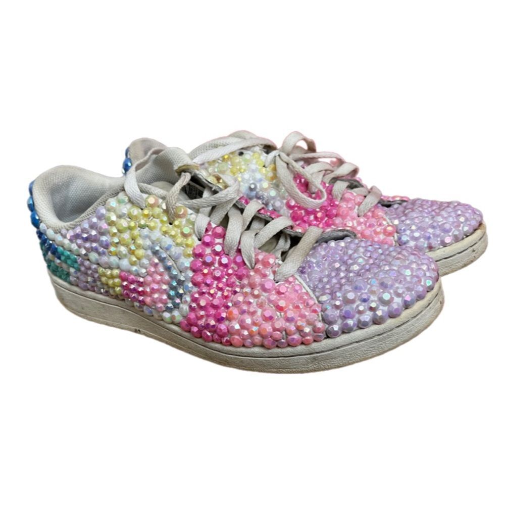 Nike court royale trainer embellished 9.5 UPCYCLED SNEAKER